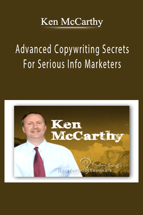 Ken McCarthy teaches advanced copywriting techniques for info marketers in the Advanced Copywriting Secrets course.