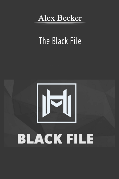 Alex Becker’s The Black File course teaches advanced scaling strategies for entrepreneurs and digital marketers.