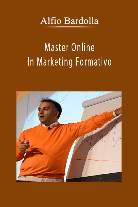Alfio Bardolla teaches advanced marketing strategies for the education sector in his Master Online In Marketing Formativo course.