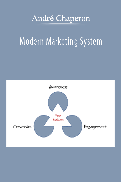 André Chaperon’s Modern Marketing System teaches advanced marketing strategies focused on storytelling and audience engagement.
