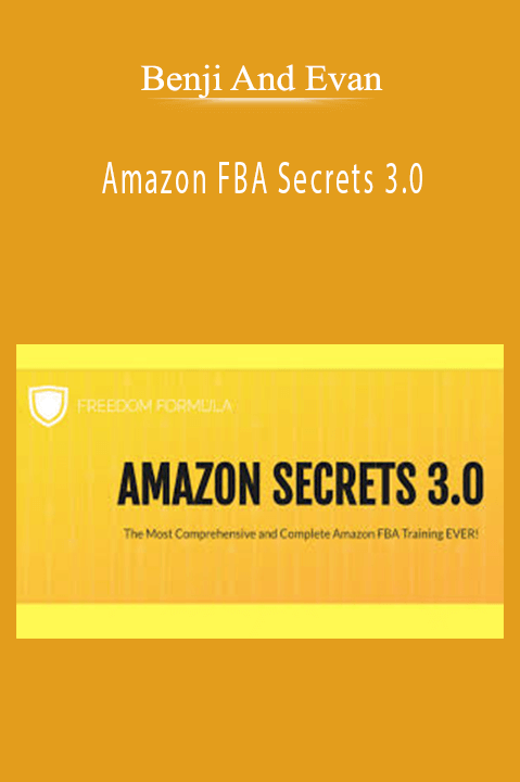 Benji and Evan’s Amazon FBA Secrets 3.0 course teaches how to build and scale a successful Amazon FBA business.