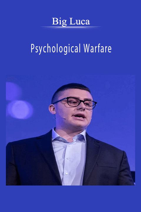 Big Luca’s Psychological Warfare course teaches psychological tactics for business and marketing success.