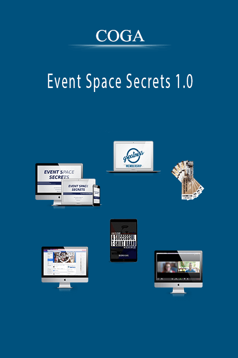 COGA’s Event Space Secrets 1.0 course teaches entrepreneurs how to build and scale an event venue business.