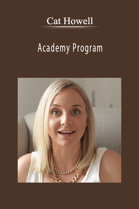 Cat Howell’s Academy Program teaches digital marketing strategies for building high-converting funnels and scaling businesses.