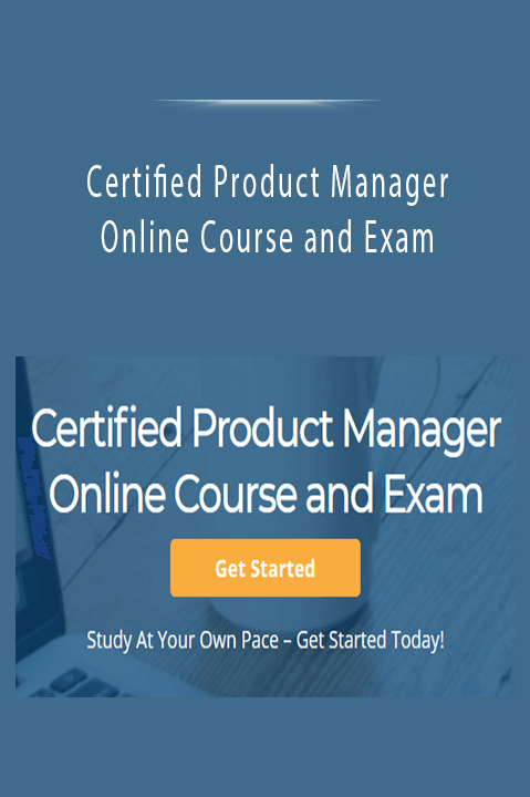 Certified Product Manager course teaches product lifecycle management and market analysis.