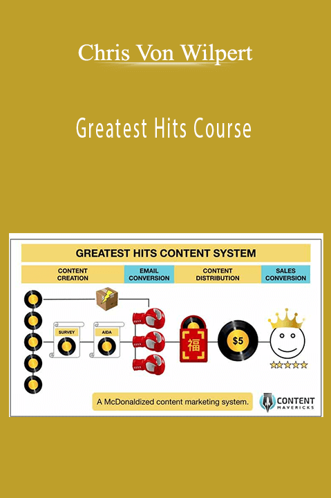 Chris Von Wilpert’s Greatest Hits Course teaches viral content marketing and traffic growth strategies.