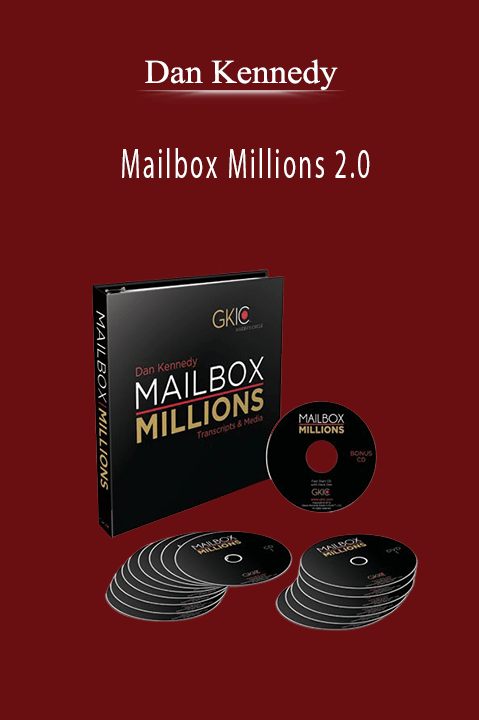 Dan Kennedy’s 'Mailbox Millions 2.0' teaches how to create high-response direct mail campaigns.