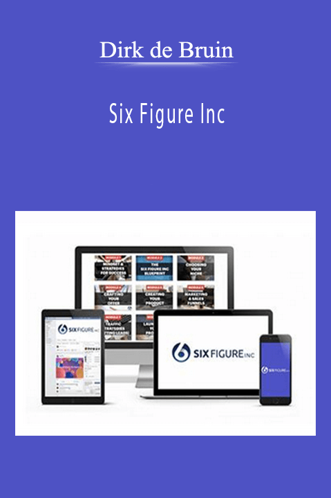 Dirk de Bruin teaches entrepreneurs how to build and scale six-figure businesses.