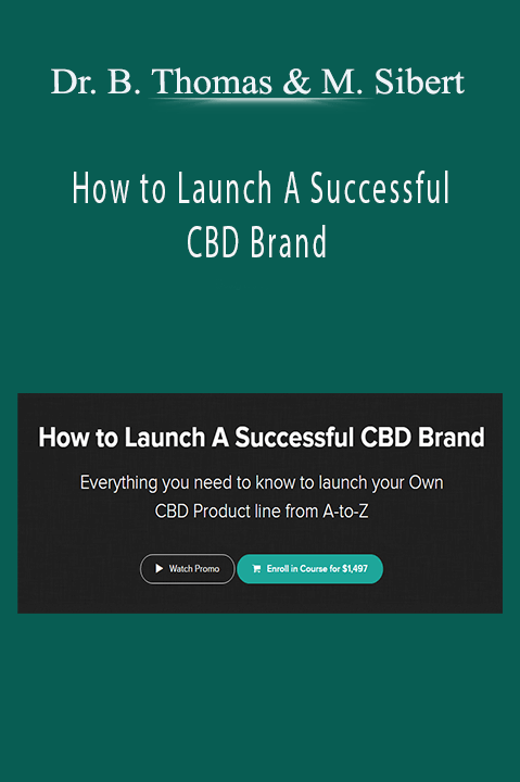 Dr. Bee Thomas and Matt Sibert teach CBD brand strategies in How to Launch A Successful CBD Brand course.