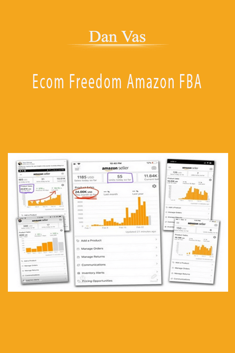 Dan Vas teaches proven Amazon FBA strategies in Ecom Freedom to build a profitable business.