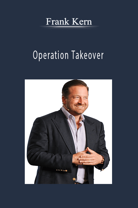 Frank Kern’s Operation Takeover course teaches how to dominate your market with advanced marketing strategies.