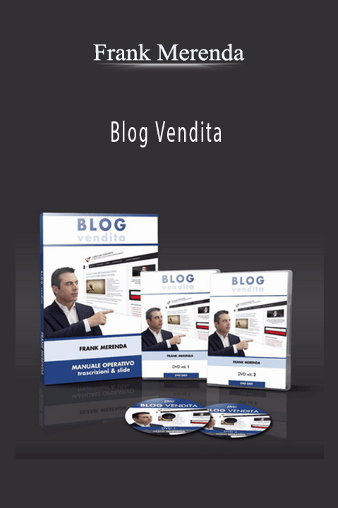 Frank Merenda teaches advanced sales strategies for growing businesses in Blog Vendita.