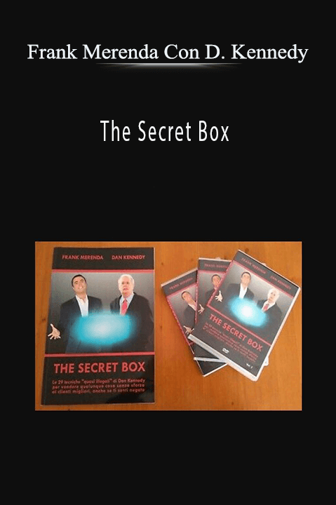 Frank Merenda and Dan Kennedy teach advanced business and marketing strategies in The Secret Box.
