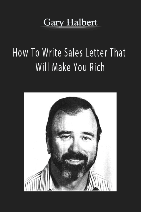 Gary Halbert’s course teaches how to write sales letters that convert and increase revenue.
