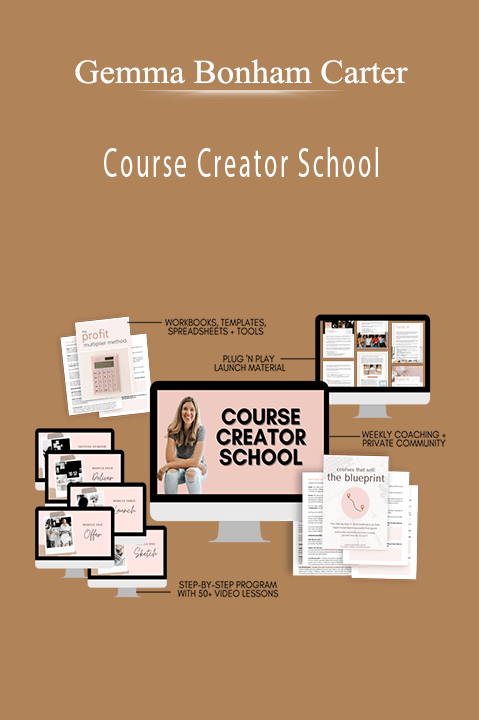Gemma Bonham Carter’s Course Creator School teaches online course creation