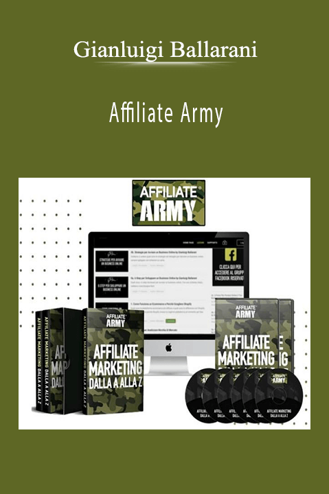 Gianluigi Ballarani’s Affiliate Army teaches affiliate marketers how to succeed with proven strategies and expert insights.