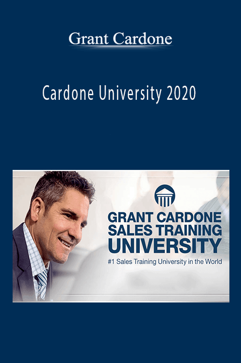 Grant Cardone teaches sales strategies in Cardone University 2020.
