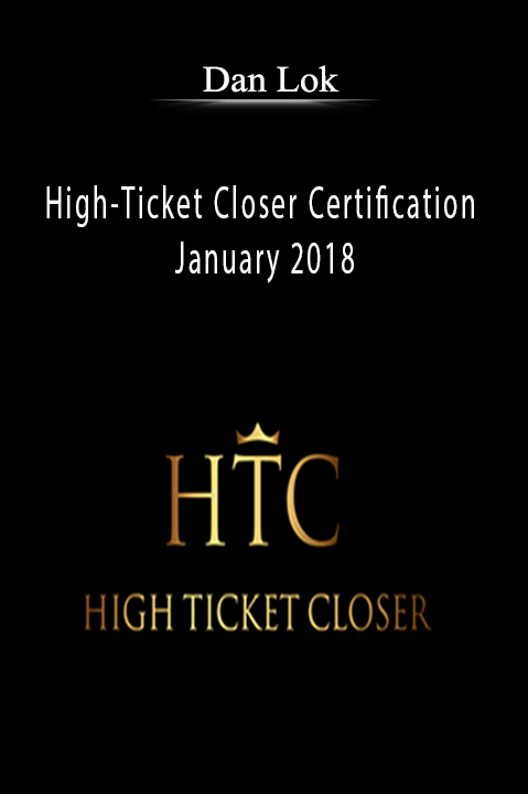Dan Lok shares advanced high-ticket sales techniques in the High-Ticket Closer Certification course.