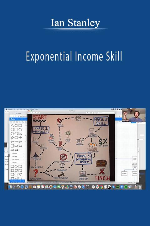 Ian Stanley’s Exponential Income Skill course teaches how to grow your income by leveraging high-impact skills and generating multiple revenue streams.