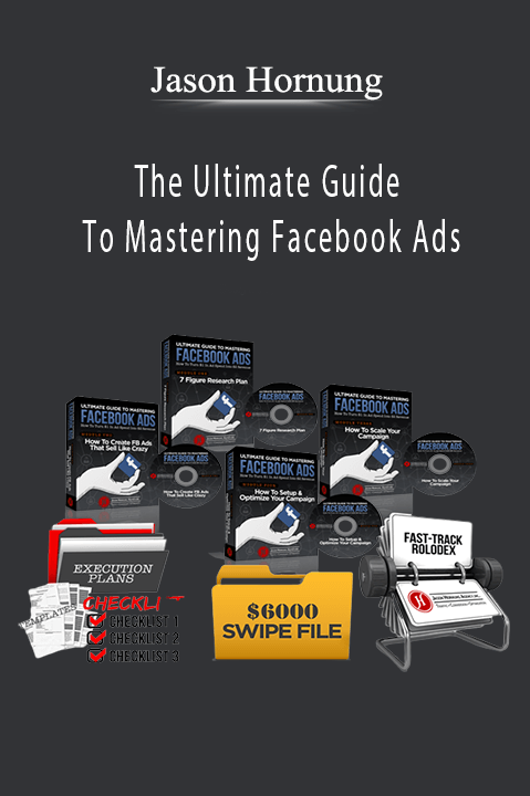 Jason Hornung’s Facebook ads course teaches advanced techniques to optimize and scale profitable campaigns.