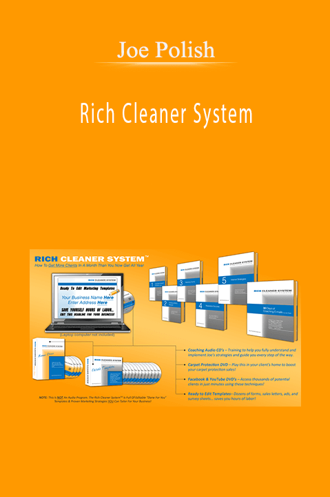 Joe Polish shares strategies for scaling a profitable cleaning business in the Rich Cleaner System.