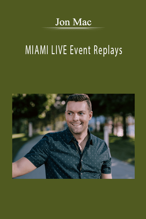 Jon Mac’s MIAMI LIVE Event Replays provide advanced strategies for scaling e-commerce businesses and boosting conversions.