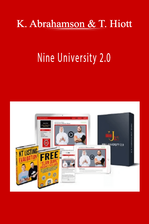 Kale Abrahamson and Taylor Hiott's Nine University 2.0 course teaches you how to build a profitable Amazon FBA business.