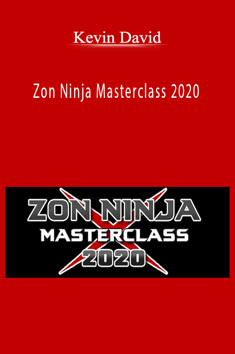 Kevin David teaches how to build a profitable Amazon FBA business in the Zon Ninja Masterclass 2020.