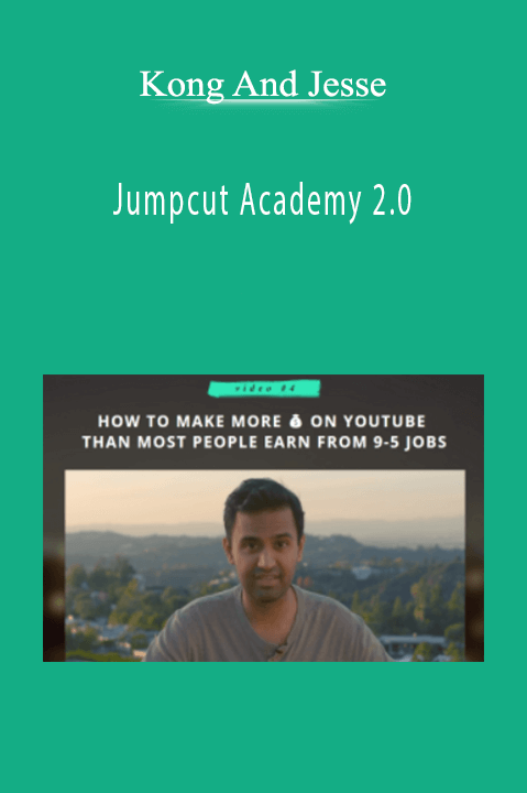 Jumpcut Academy 2.0 teaches YouTube channel growth and monetization strategies by Kong and Jesse.
