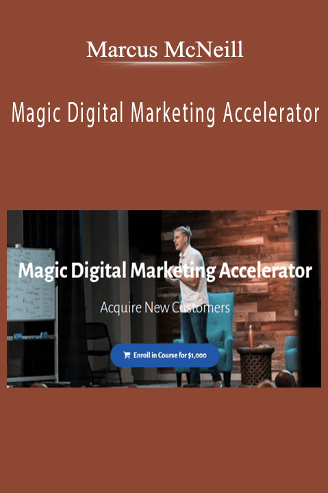 Marcus McNeill’s course teaches advanced digital marketing strategies to maximize online success.
