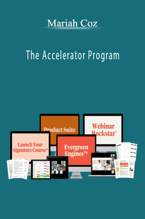 Mariah Coz’s Accelerator Program provides strategies to grow and scale your online business.