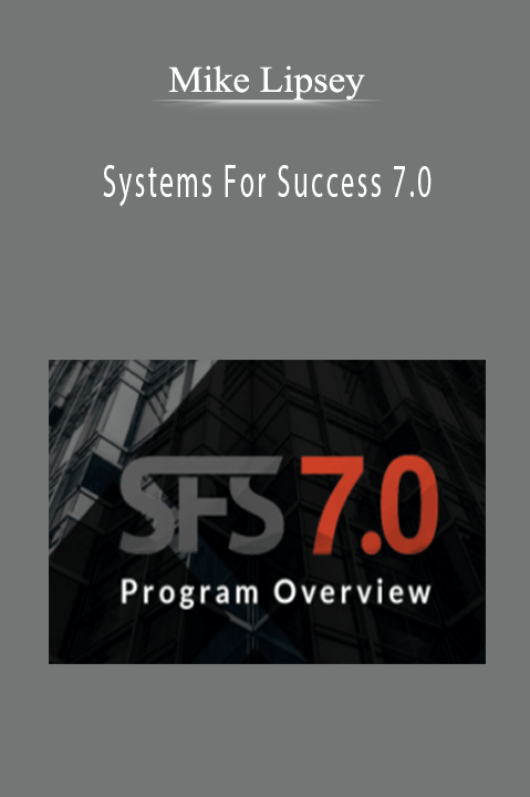 Mike Lipsey teaches real estate professionals how to optimize their business operations with Systems For Success 7.0.
