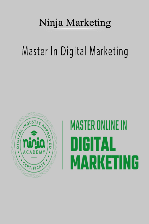 Ninja Marketing’s Master In Digital Marketing teaches comprehensive digital strategies for growing an online presence and scaling businesses.