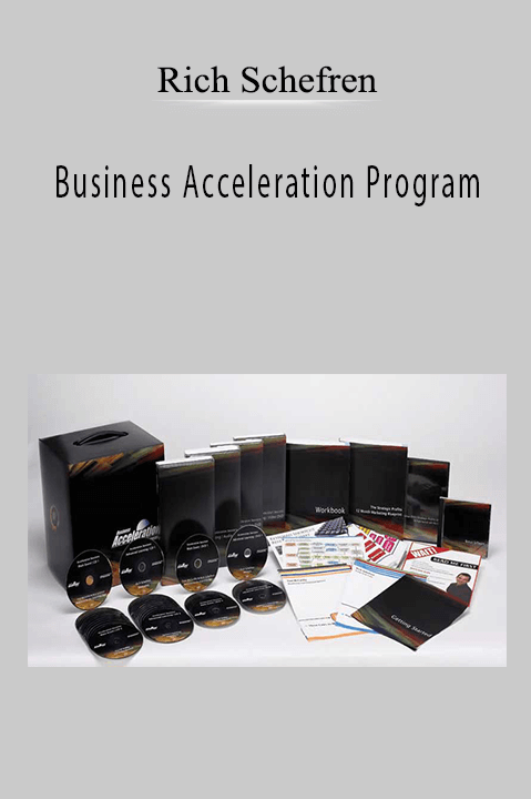 Rich Schefren’s Business Acceleration Program teaches strategies to scale and grow your business.