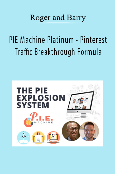 Roger and Barry’s Pinterest Traffic Breakthrough Formula teaches proven strategies to grow your business through Pinterest marketing.