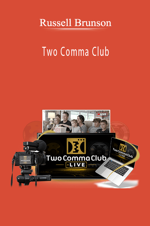 Russell Brunson teaches entrepreneurs how to achieve 7-figure business success in the Two Comma Club course.