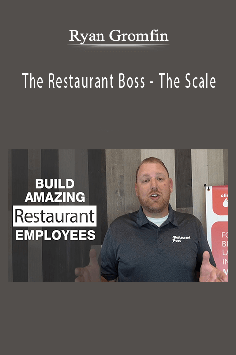 Ryan Gromfin’s The Restaurant Boss: The Scale teaches restaurant owners how to scale their business efficiently.