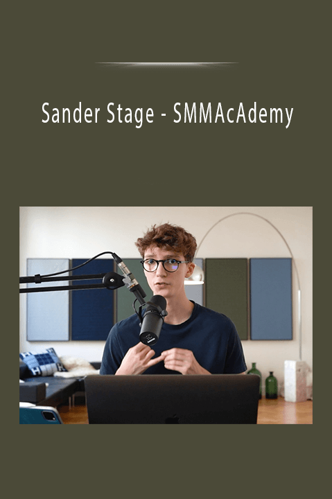 Sander Stage’s SMMAcAdemy teaches how to build and scale a social media marketing agency.