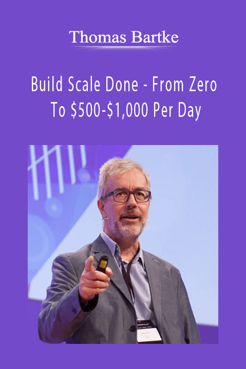Thomas Bartke’s course teaches strategies to scale online businesses and achieve $500 to $1