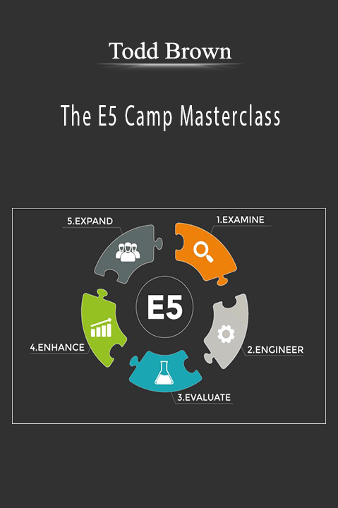 Todd Brown’s The E5 Camp Masterclass teaches marketers how to create scalable