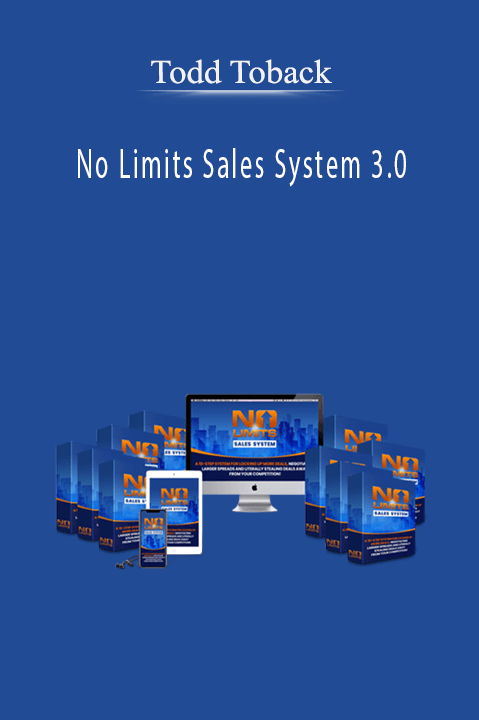 Todd Toback’s No Limits Sales System 3.0 teaches sales professionals how to close more deals and overcome objections.