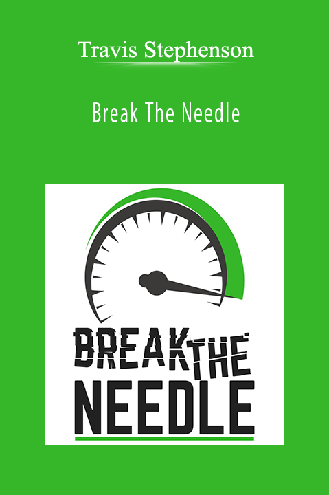 Travis Stephenson’s Break The Needle course teaches business growth strategies and mindset shifts.