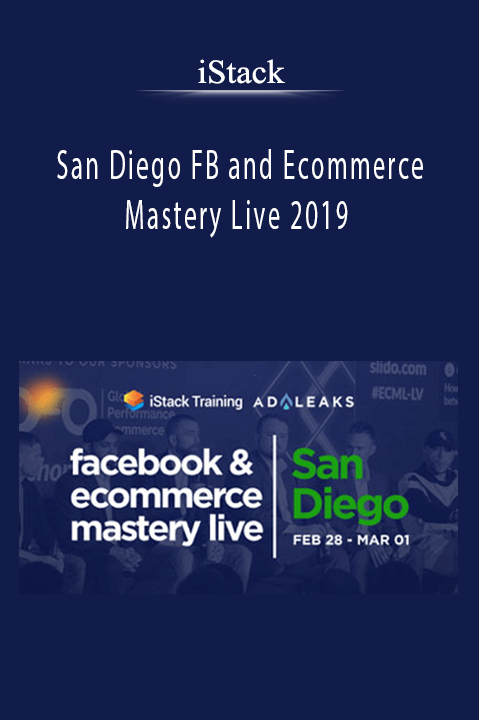 iStack’s San Diego FB and Ecommerce Mastery Live 2019 teaches advanced Facebook ad and ecommerce scaling strategies.